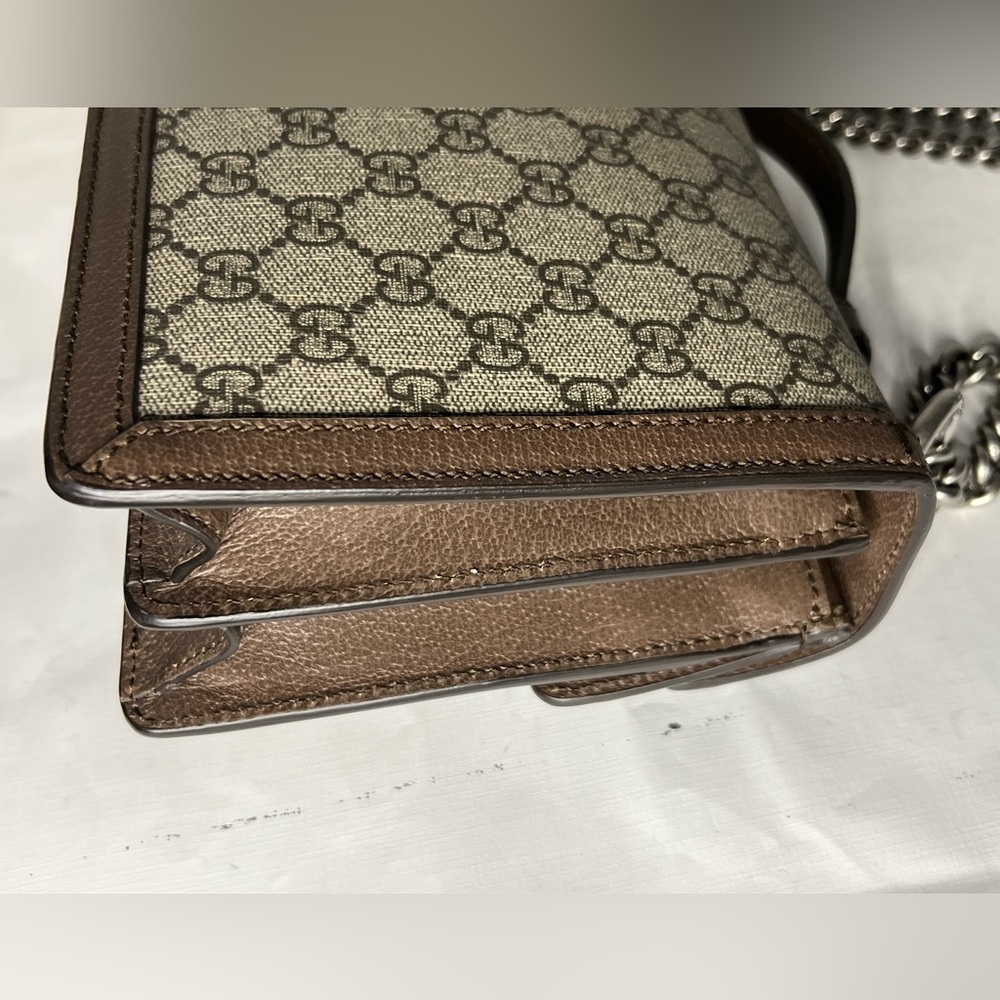 GUCCI DIONYSUS LIMITED EDITION BEIGE GG TOP HANDLE SHOULDER BAG - Picture 15 of 16